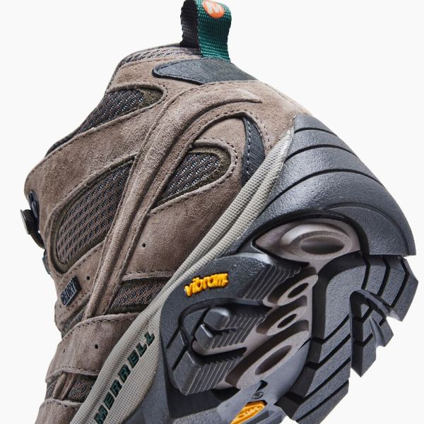 Merrell |  Moab 2 Mid Waterproof Wide Width-Boulder