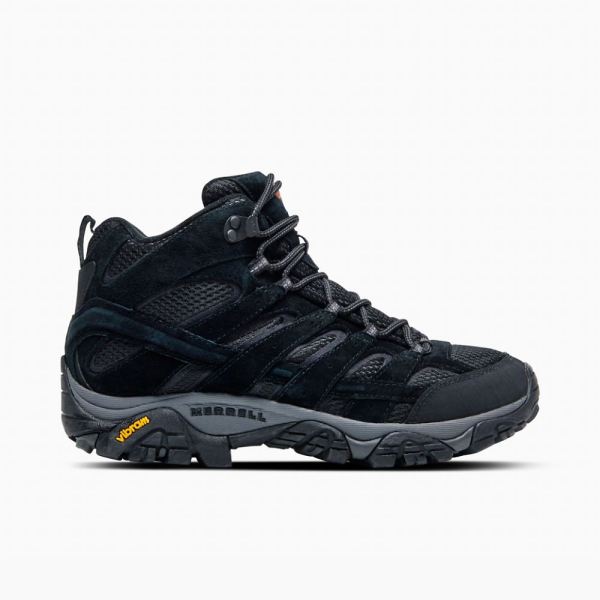 Merrell | Moab 2 Mid Ventilator Wide Width-Black Night