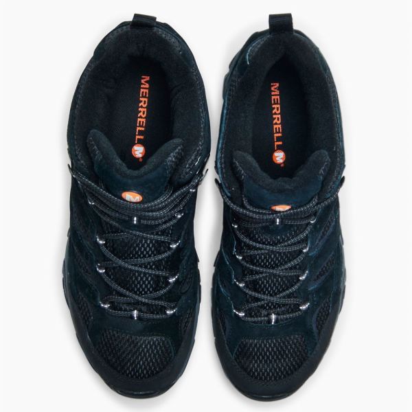 Merrell |  Moab 2 Mid Ventilator Wide Width-Black Night