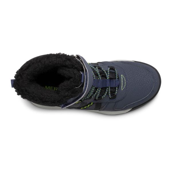 Merrell |  Snow Crush 2.0 Waterproof Boot-Navy/Lime