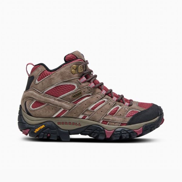 Merrell | Moab 2 Mid Waterproof-Boulder/Blush