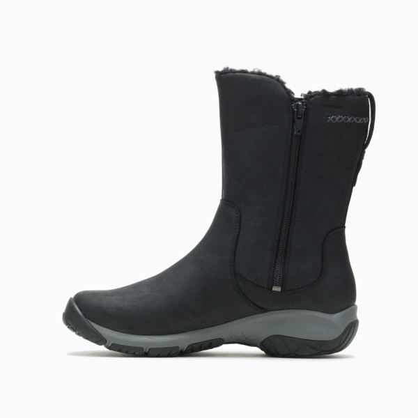 Merrell |  Encore 4 Tall Zip Polar Waterproof-Black