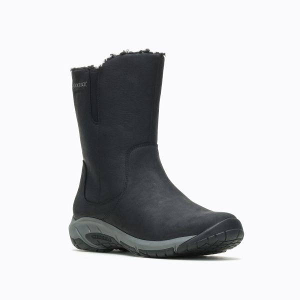 Merrell |  Encore 4 Tall Zip Polar Waterproof-Black