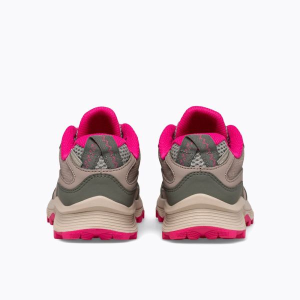 Merrell |  Moab Speed Low Waterproof-Stone/Island/Pink