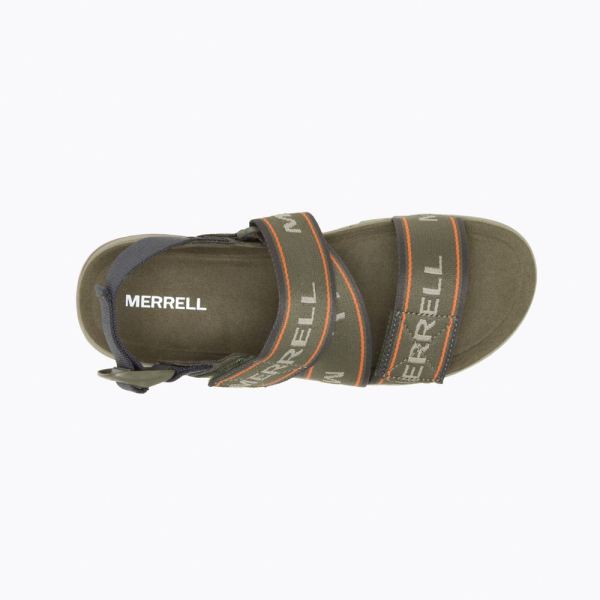 Merrell |  Alpine Cush Backstrap-Olive Logo