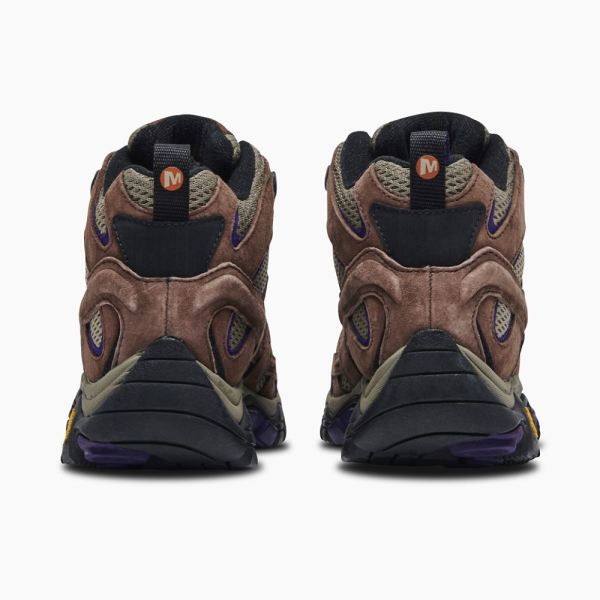 Merrell |  Moab 2 Mid Ventilator Wide Width-Bracken/Purple