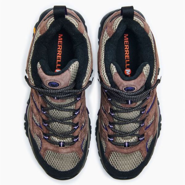 Merrell |  Moab 2 Mid Ventilator Wide Width-Bracken/Purple