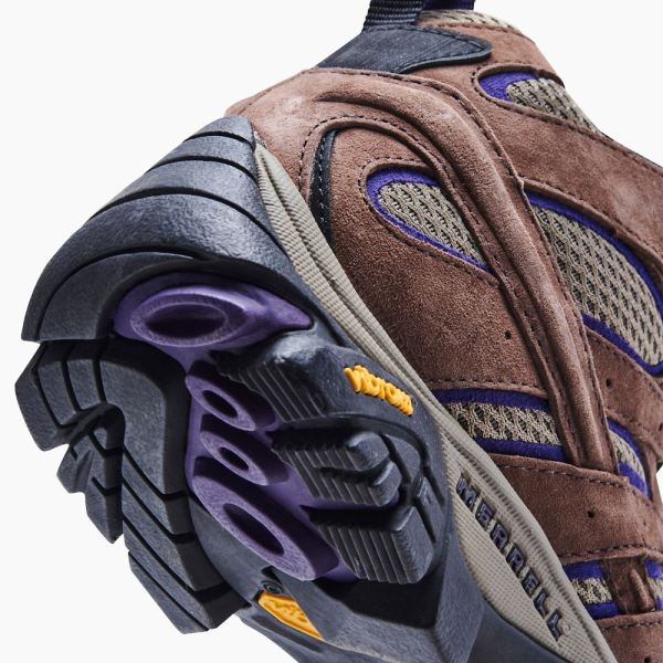 Merrell |  Moab 2 Mid Ventilator Wide Width-Bracken/Purple