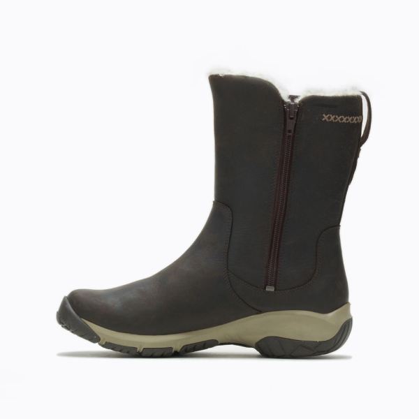 Merrell |  Encore 4 Tall Zip Polar Waterproof-Espresso