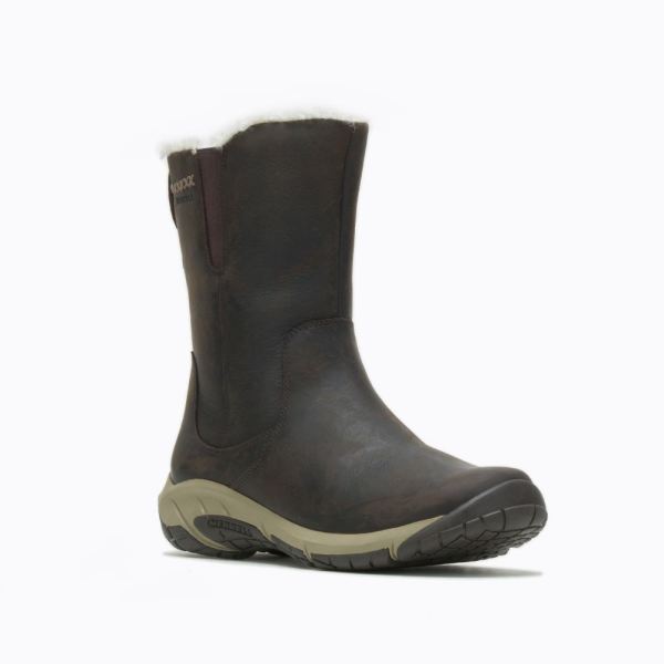 Merrell |  Encore 4 Tall Zip Polar Waterproof-Espresso