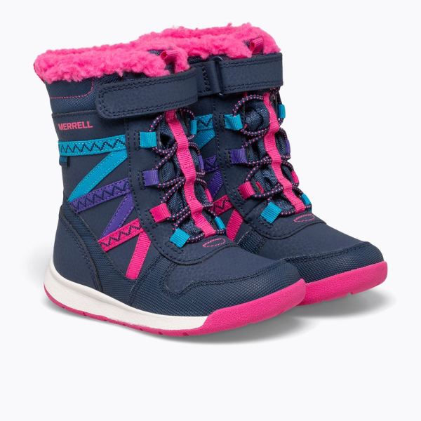 Merrell |  Snow Crush 2.0 Waterproof Jr. Boot-Navy/Multi