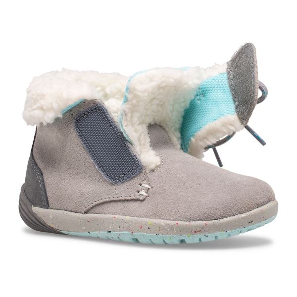 Merrell |  Bare Steps® Cocoa Jr. Boot-Grey/Turquoise