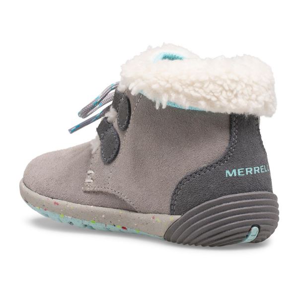 Merrell |  Bare Steps® Cocoa Jr. Boot-Grey/Turquoise