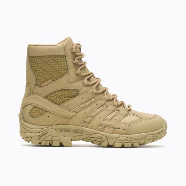 Merrell | Moab 2 8" Tactical Waterproof Boot Wide Width-Coyote