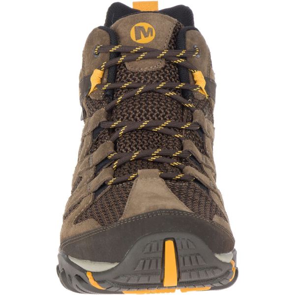 Merrell |  Alverstone Mid Waterproof Wide Width-Merrell Stone