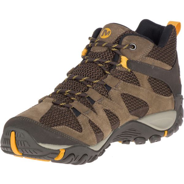 Merrell |  Alverstone Mid Waterproof Wide Width-Merrell Stone