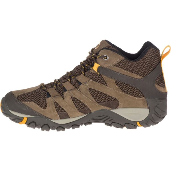 Merrell |  Alverstone Mid Waterproof Wide Width-Merrell Stone