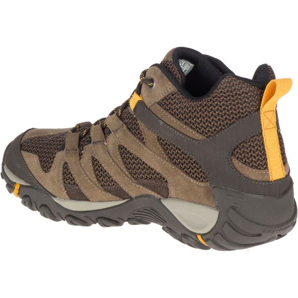 Merrell |  Alverstone Mid Waterproof Wide Width-Merrell Stone