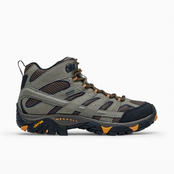 Merrell | Moab 2 Mid GORE -TEX® Wide Width-Walnut