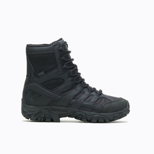 Merrell | Moab 2 8" Tactical Waterproof Boot Wide Width-Black