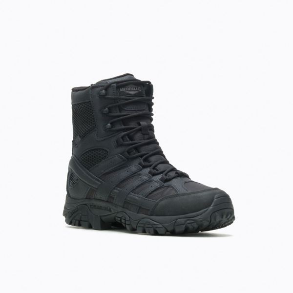 Merrell |  Moab 2 8" Tactical Waterproof Boot Wide Width-Black