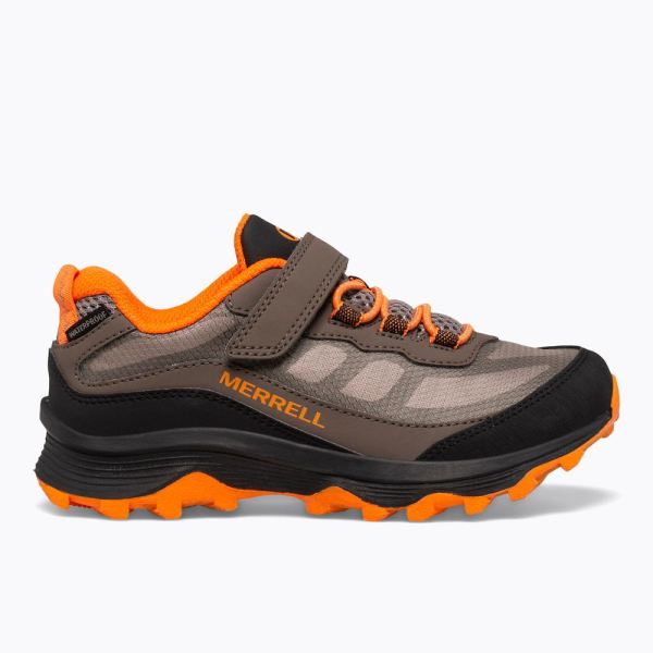 Merrell | Moab Speed Low A/C Waterproof-Gunsmoke/Black/Orange