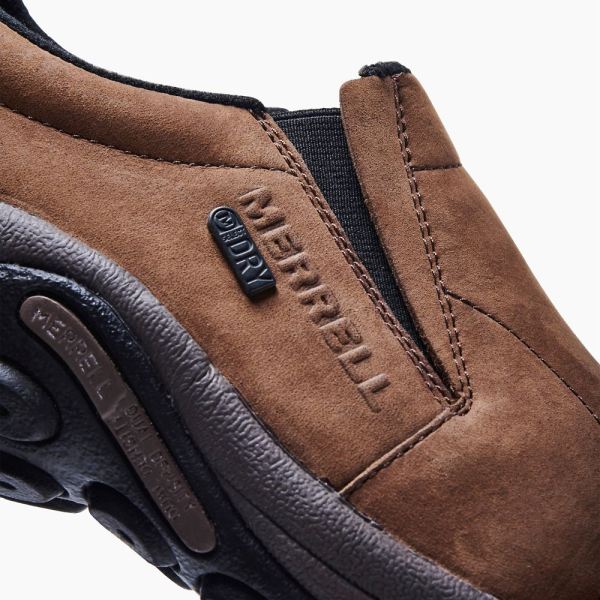 Merrell |  Jungle Moc Nubuck Waterproof Wide Width-Brown