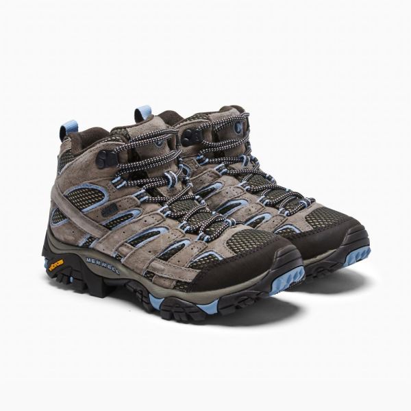 Merrell |  Moab 2 Mid Waterproof-Brindle