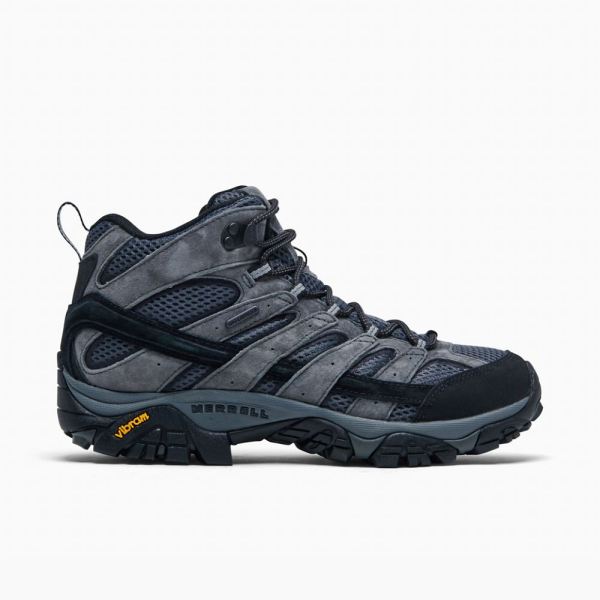 Merrell | Moab 2 Mid Waterproof Wide Width-Granite