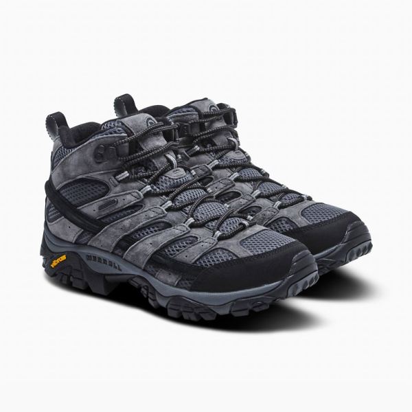 Merrell |  Moab 2 Mid Waterproof Wide Width-Granite