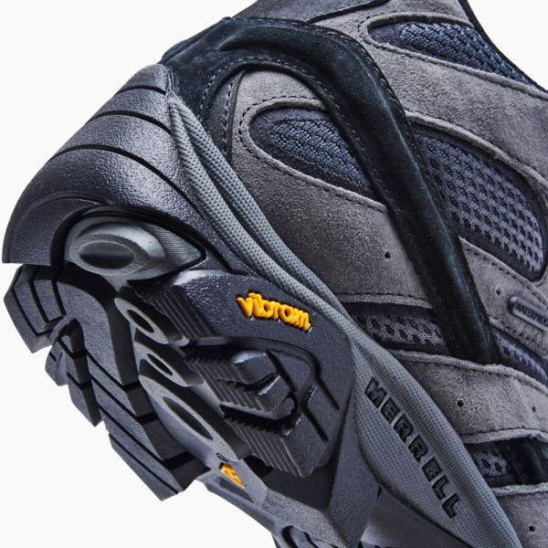 Merrell |  Moab 2 Mid Waterproof Wide Width-Granite