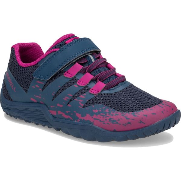 Merrell |  Trail Glove 5 A/C Shoe-Navy/Fuchsia