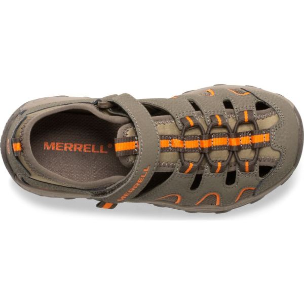 Merrell |  Hydro H2O Hiker Sandal-Gunsmoke/Orange