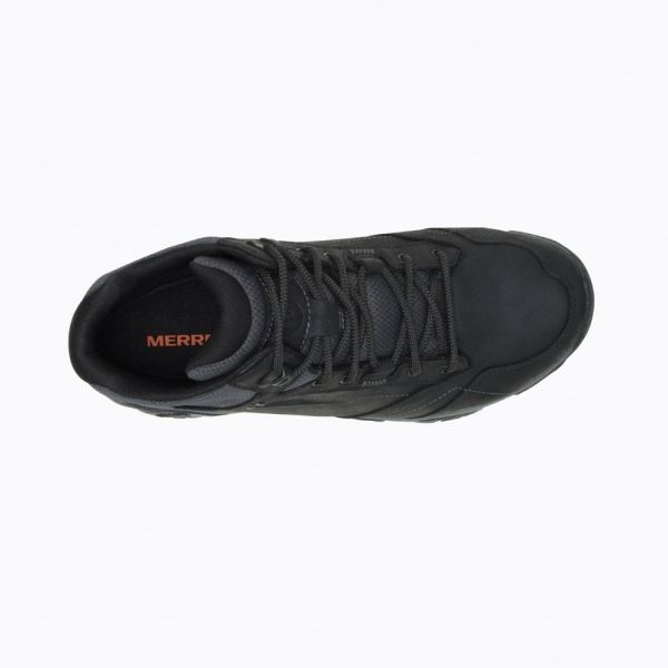 Merrell |  Moab Adventure Mid Waterproof Wide Width-Black