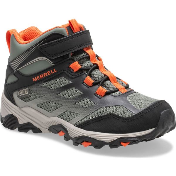 Merrell |  Moab FST Mid A/C Waterproof Boot-Olive/Black