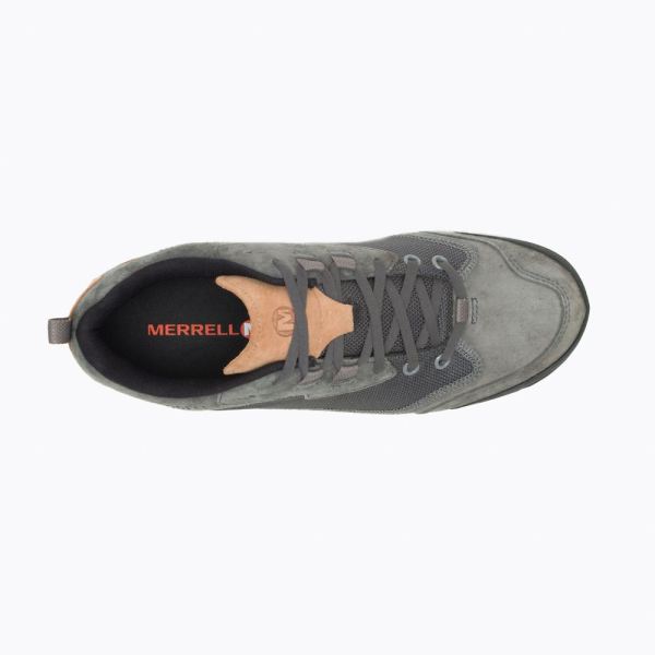 Merrell |  Burnt Rock Travel Suede-Granite