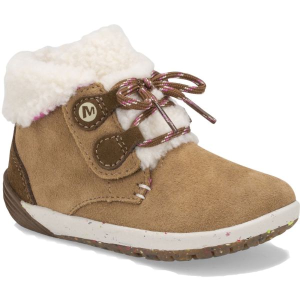 Merrell |  Bare Steps® Cocoa Jr. Boot-Chestnut Suede