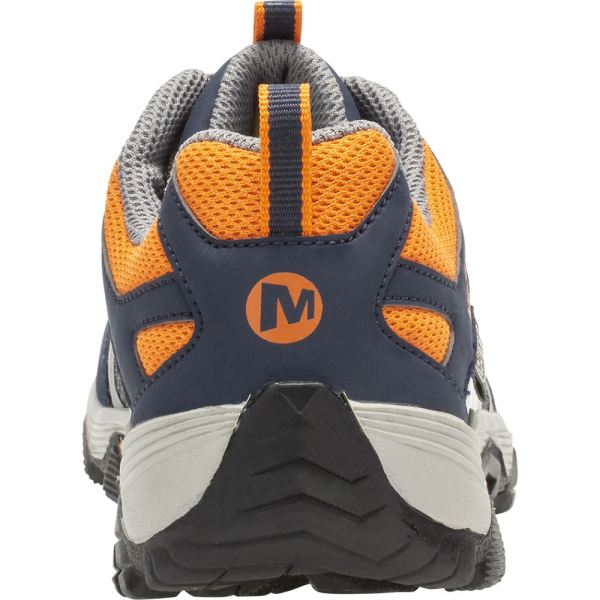 Merrell |  Moab FST Low Waterproof Shoes-Navy/Grey/Orange