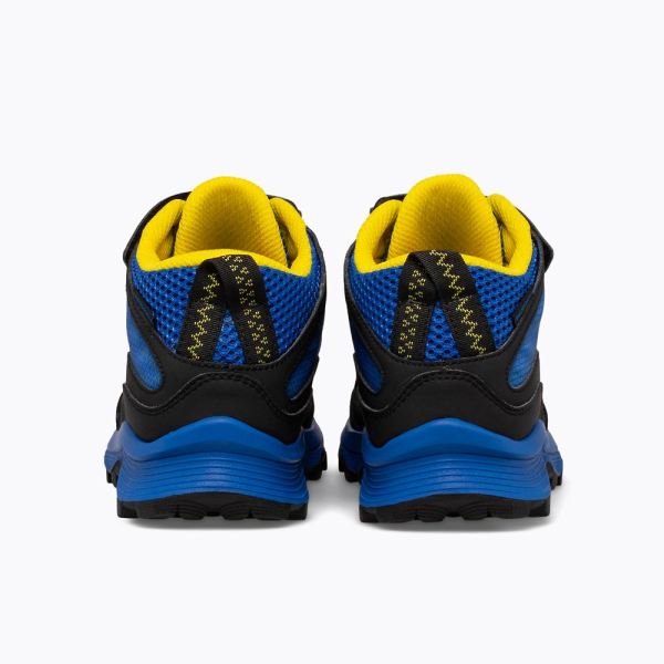 Merrell |  Moab Speed Mid A/C Waterproof-Black/Royal/Yellow