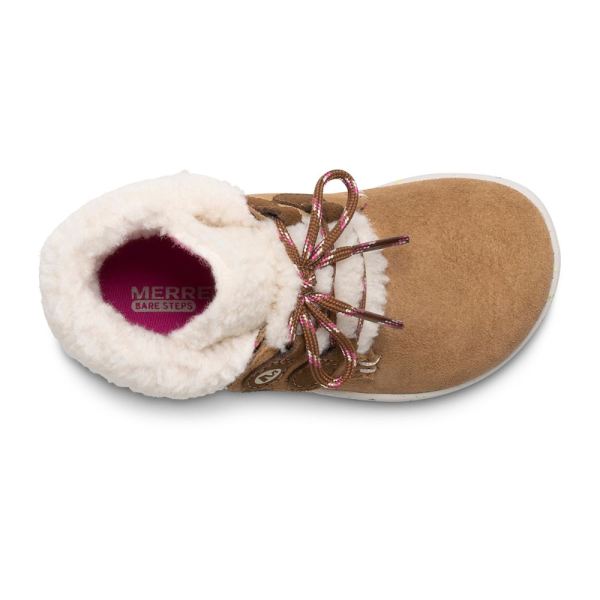 Merrell |  Bare Steps® Cocoa Jr. Boot-Chestnut Suede