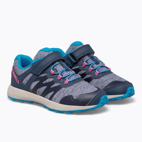 Merrell |  Nova 2 Sneaker-Navy/Heather/Turquoise