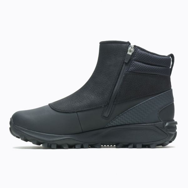 Merrell |  Thermo Kiruna Mid Zip Waterproof-Black/Monument