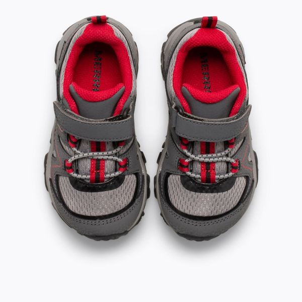 Merrell |  Trail Quest Jr.-Grey/Red/Black