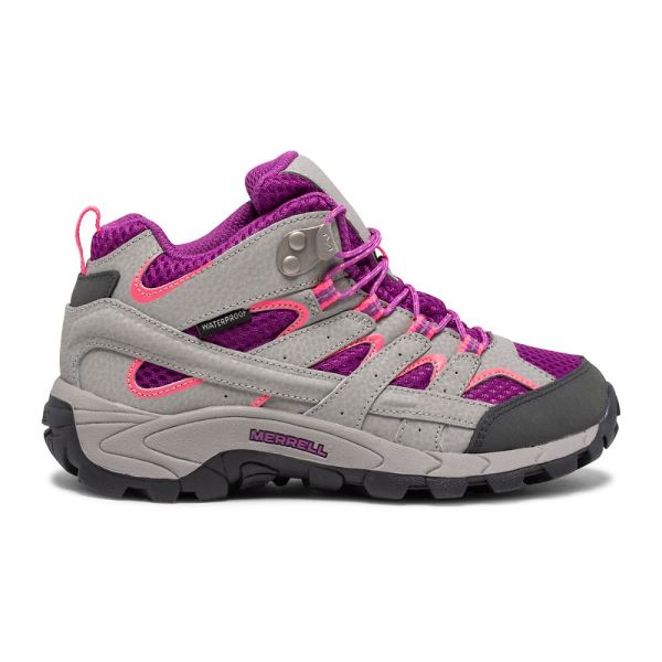 Merrell | Moab 2 Mid Waterproof Boot-Paloma/Berry