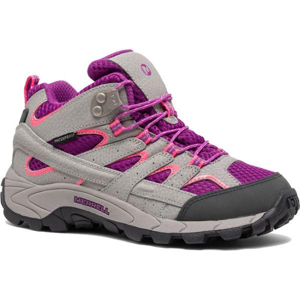 Merrell |  Moab 2 Mid Waterproof Boot-Paloma/Berry