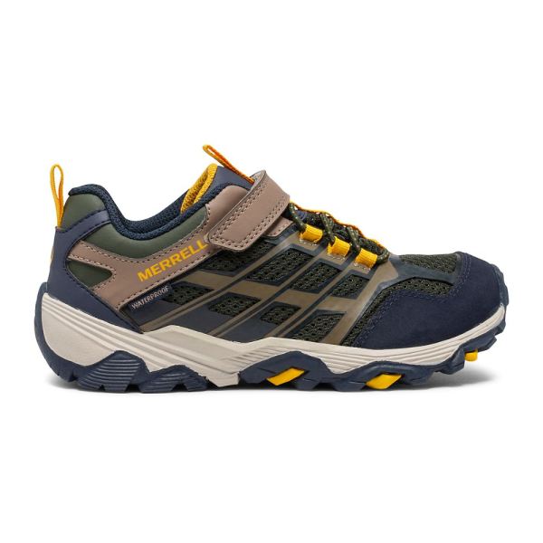 Merrell | Moab FST Low A/C Waterproof Sneaker-Navy/Taupe/Olive
