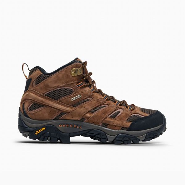 Merrell | Moab 2 Mid Waterproof Wide Width-Earth