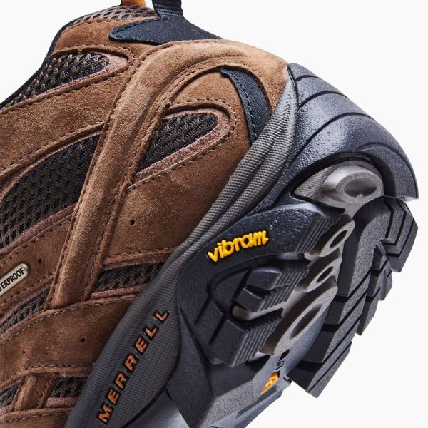 Merrell |  Moab 2 Mid Waterproof Wide Width-Earth