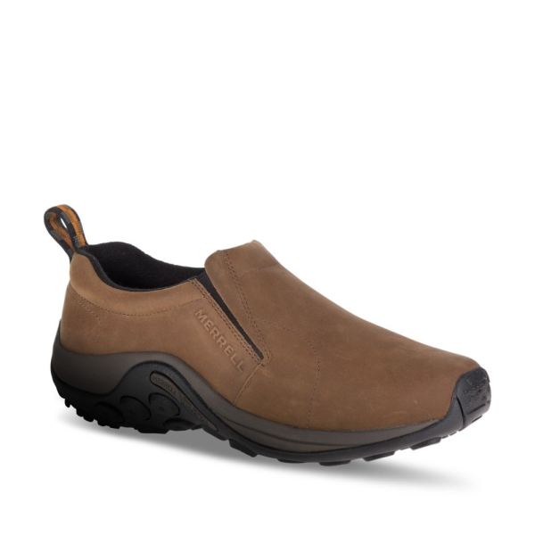 Merrell |  Jungle Moc Nubuck Wide Width-Brown Nubuck