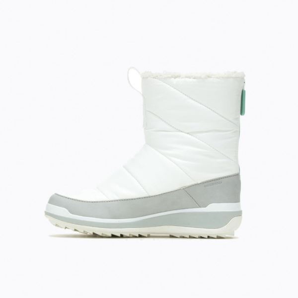 Merrell |  Snowcreek Sport Mid Zip Polar Waterproof-White